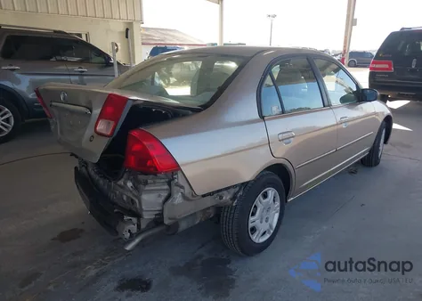 2002 Honda Civic Lx z USA, uszkodzony, nr VIN 2HGES16552H565286